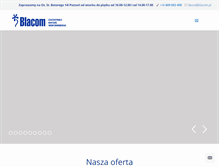 Tablet Screenshot of blacom.pl